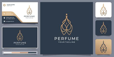 perfume business card design